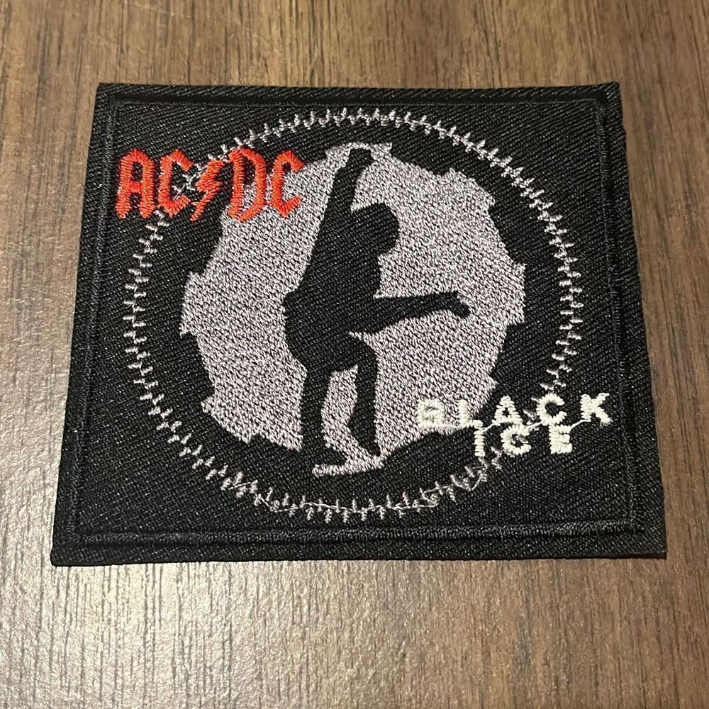 AC/DC ACDC Black Ice Iron On Appliqué Patch
